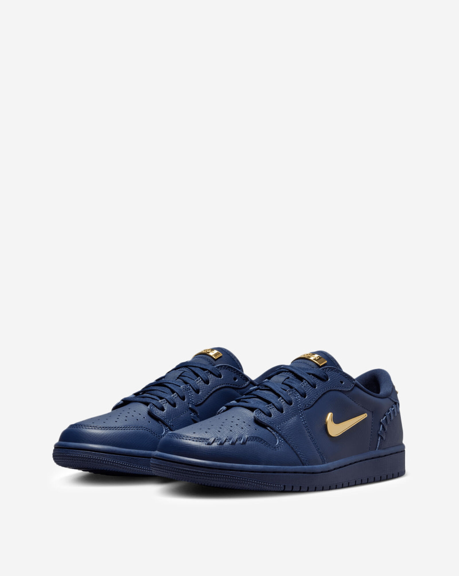 Air Jordan 1 Low Method Of Make Navy | Metallic Gold