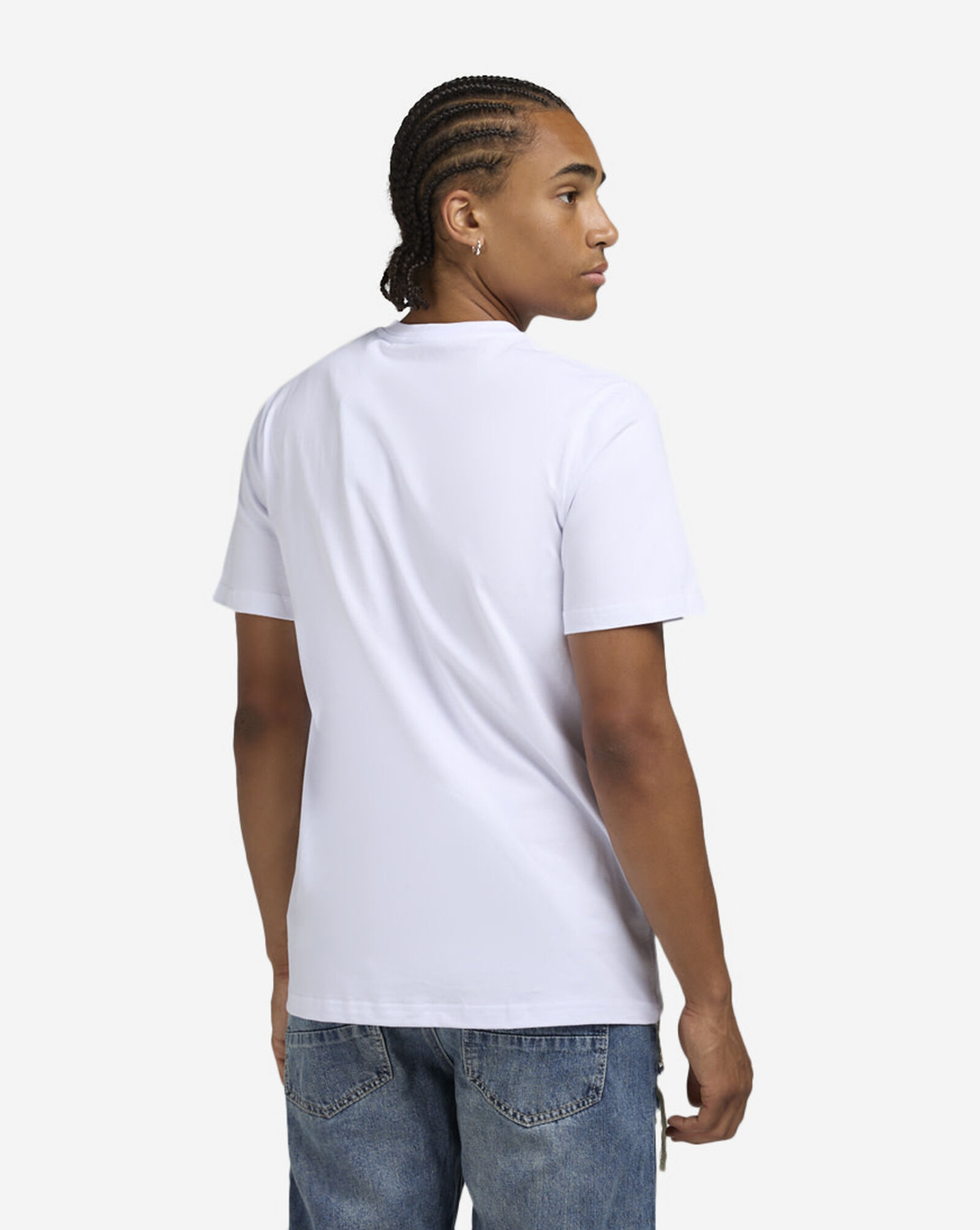 V Neck Tee White