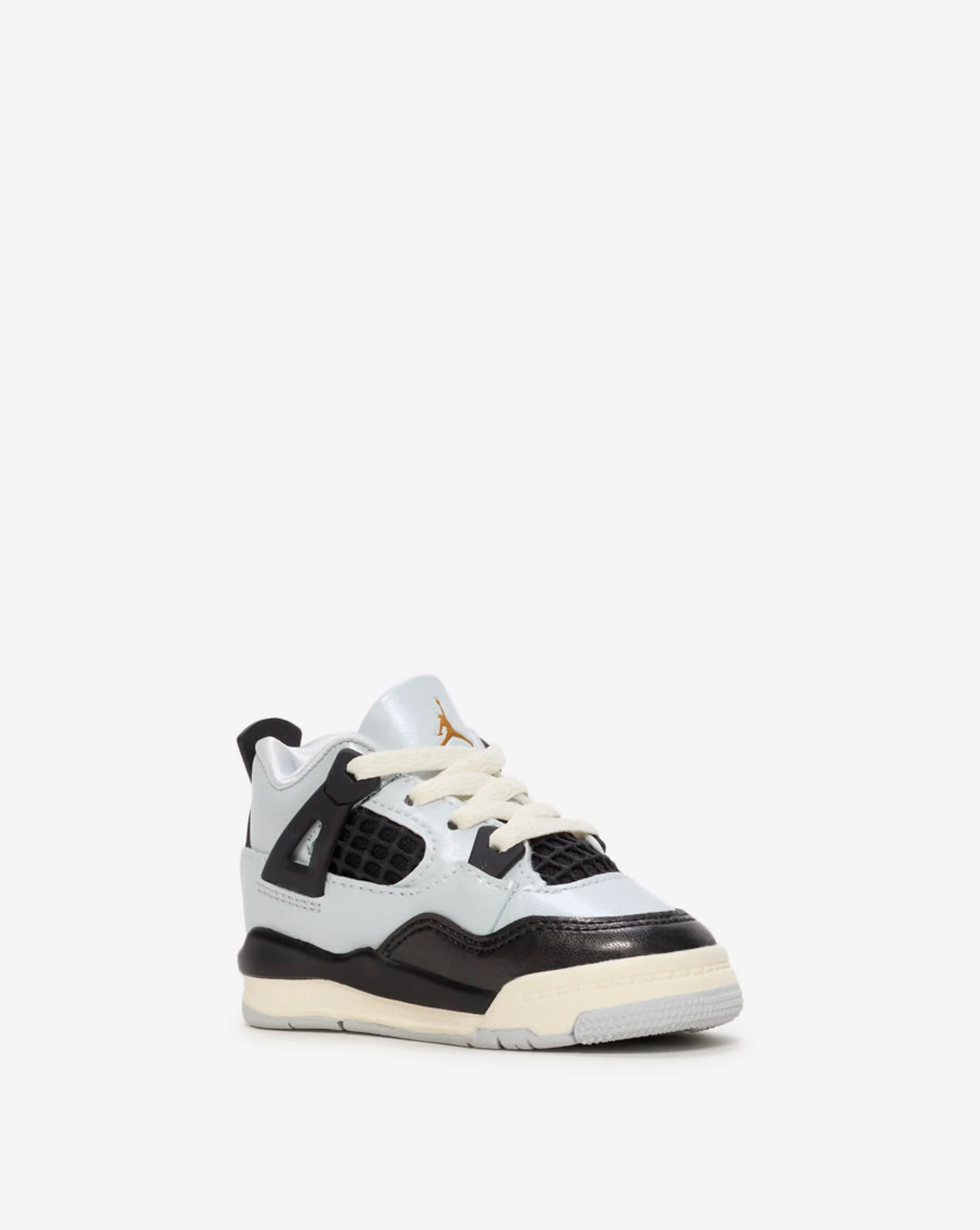 Toddler Air Jordan 4 Retro Pure Platinum | Metallic Gold | Black Sail