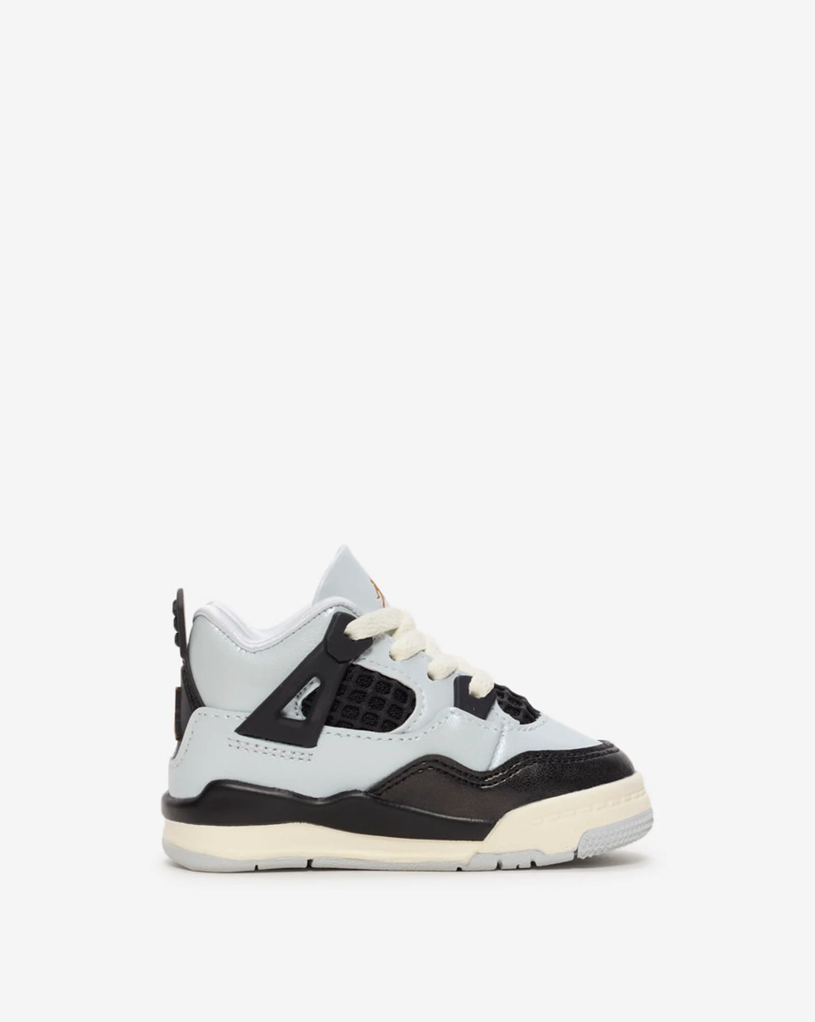 Toddler Air Jordan 4 Retro Pure Platinum | Metallic Gold | Black Sail