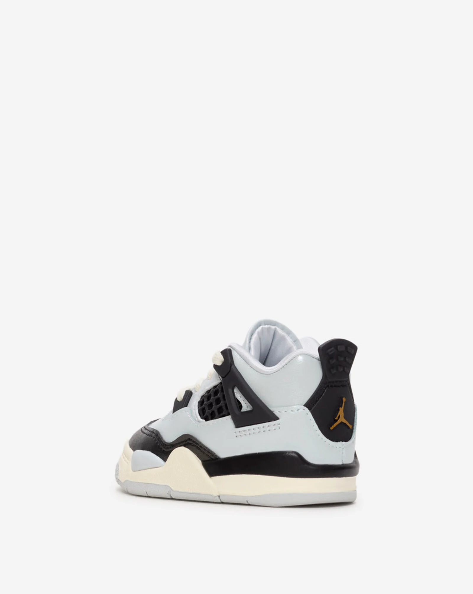 Toddler Air Jordan 4 Retro Pure Platinum | Metallic Gold | Black Sail