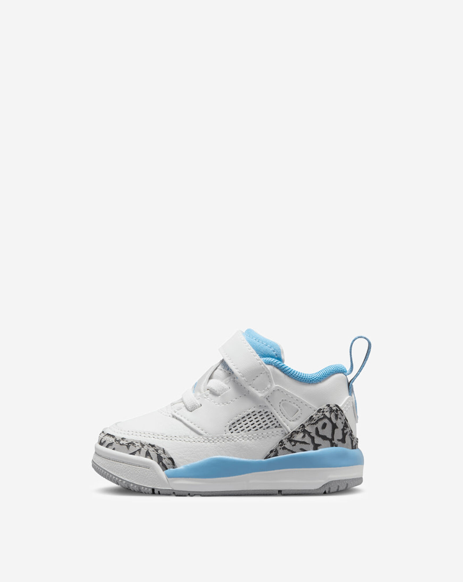 Toddler Spizike Low White | University Blue | Wolf Grey