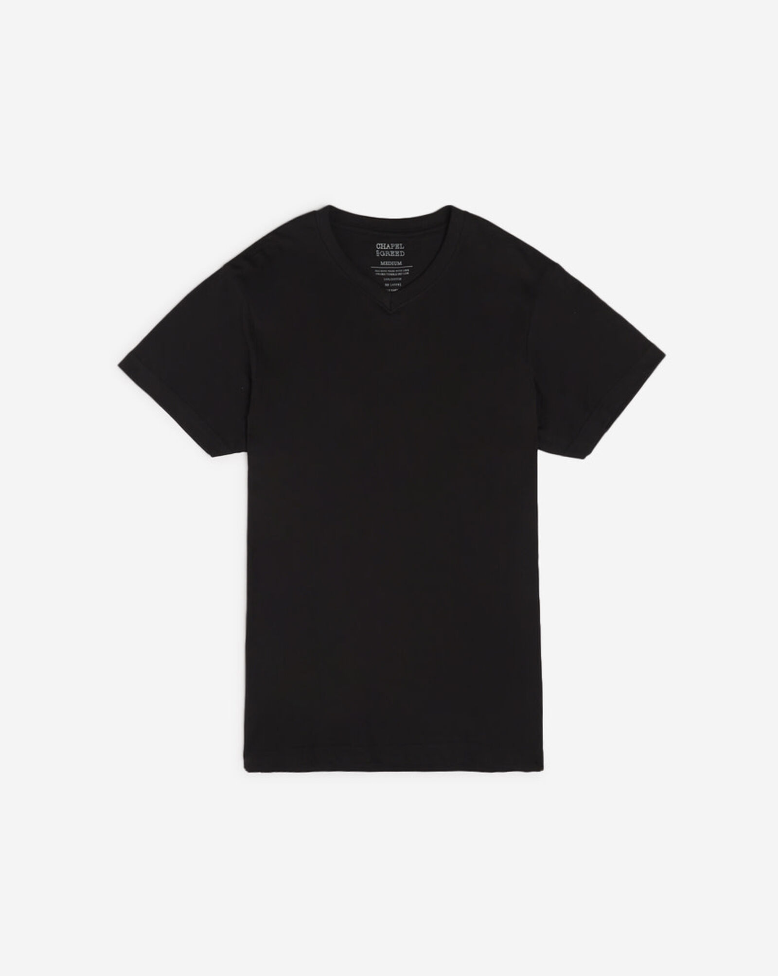 V-Neck Tee Black