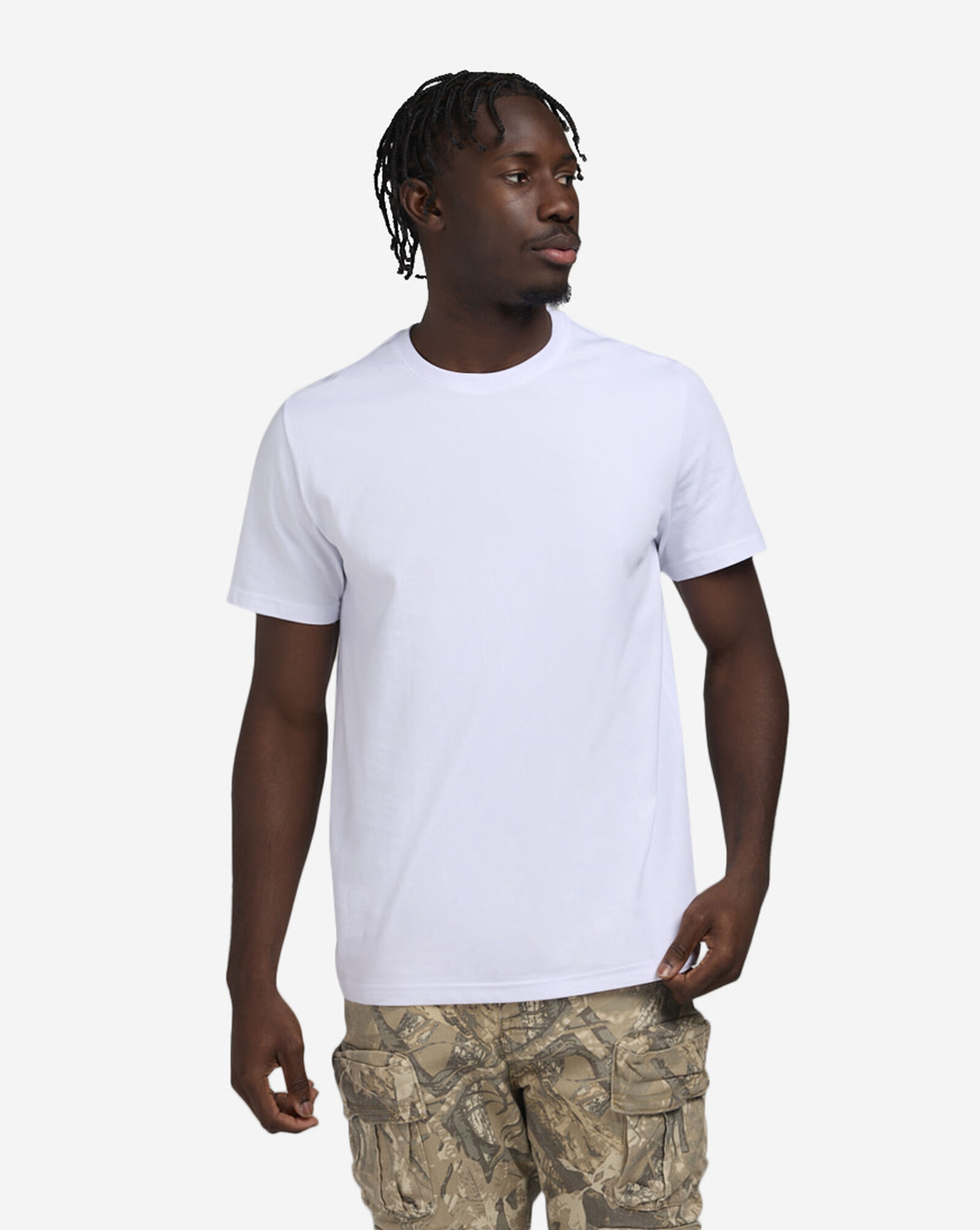 Crew Neck Tee White