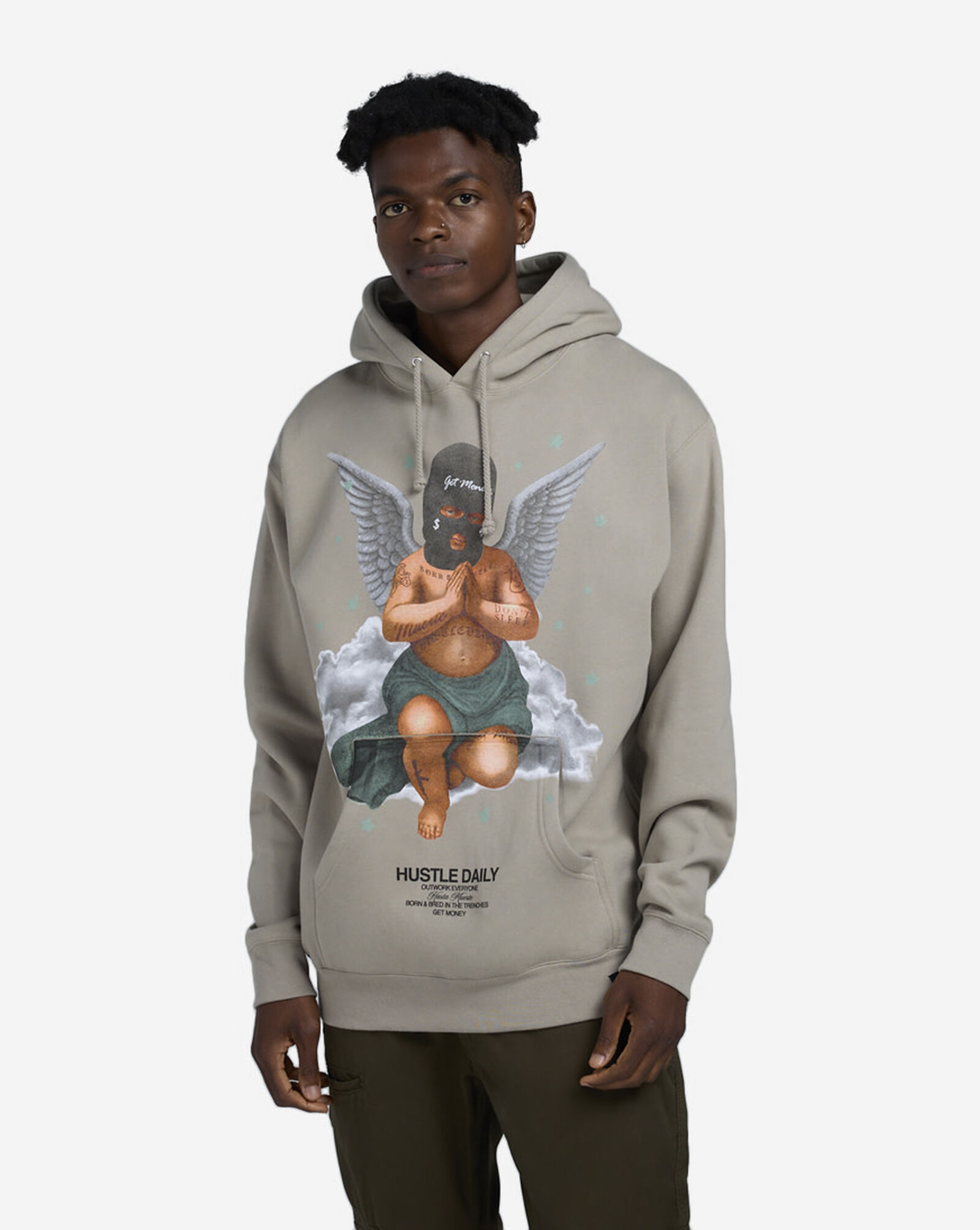 Angel Float Hoodie Cement