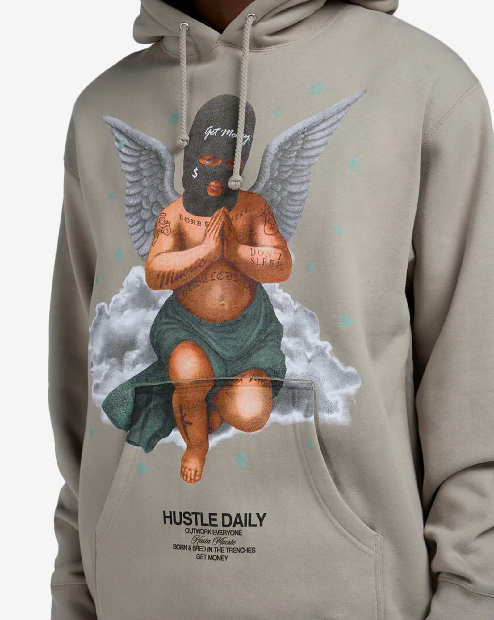 Angel Float Hoodie Cement