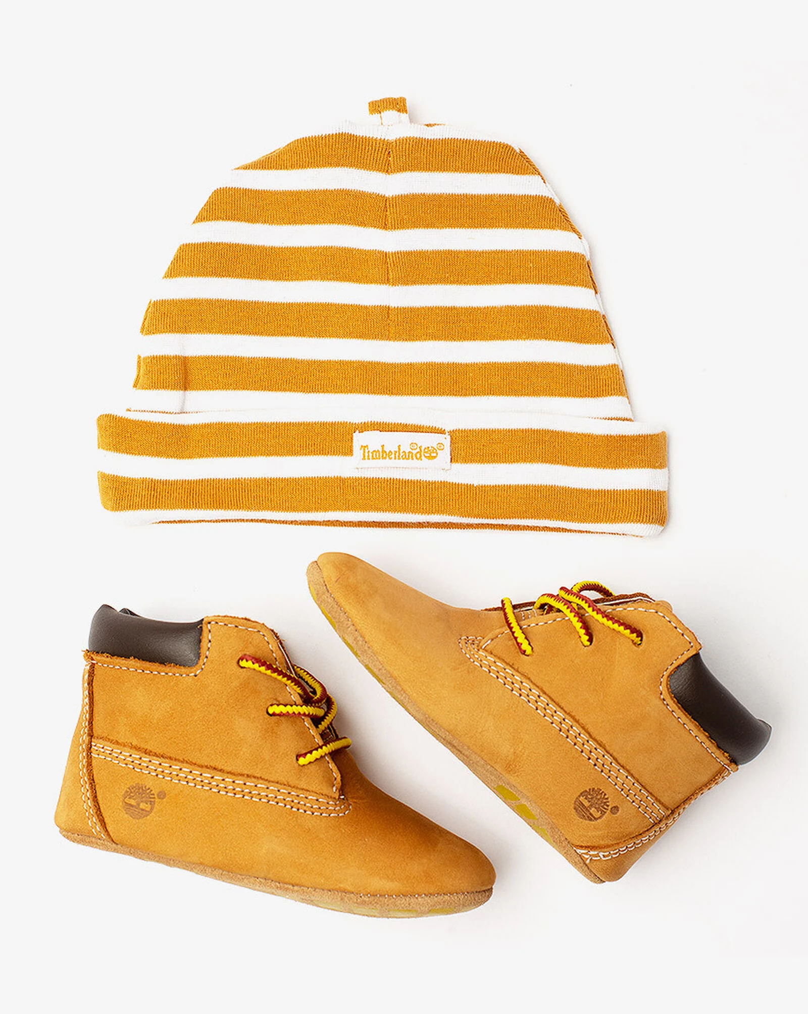 Crib Bootie+Beanie Wheat