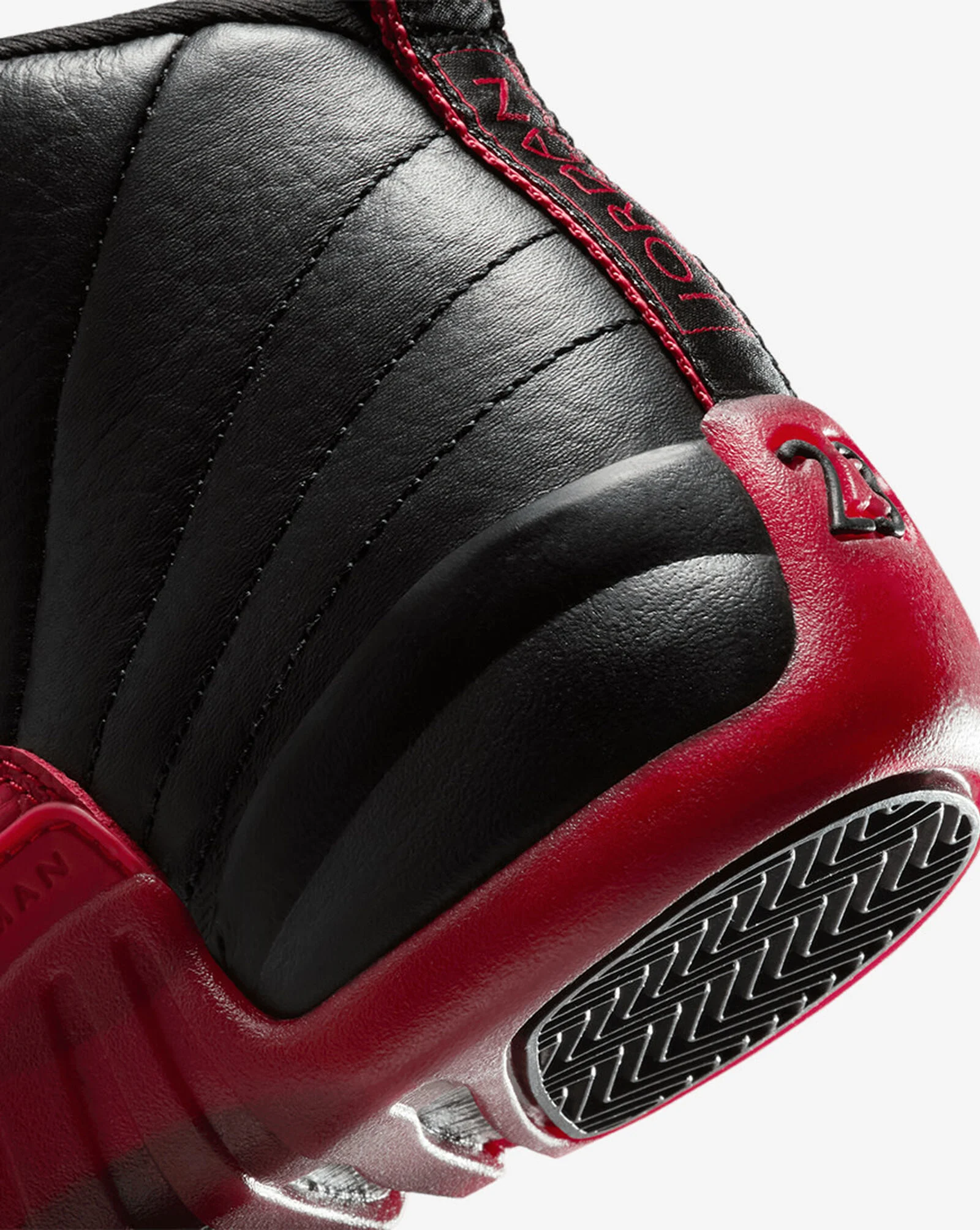Big Kids' Air Jordan 12 Retro Black | Varsity Red