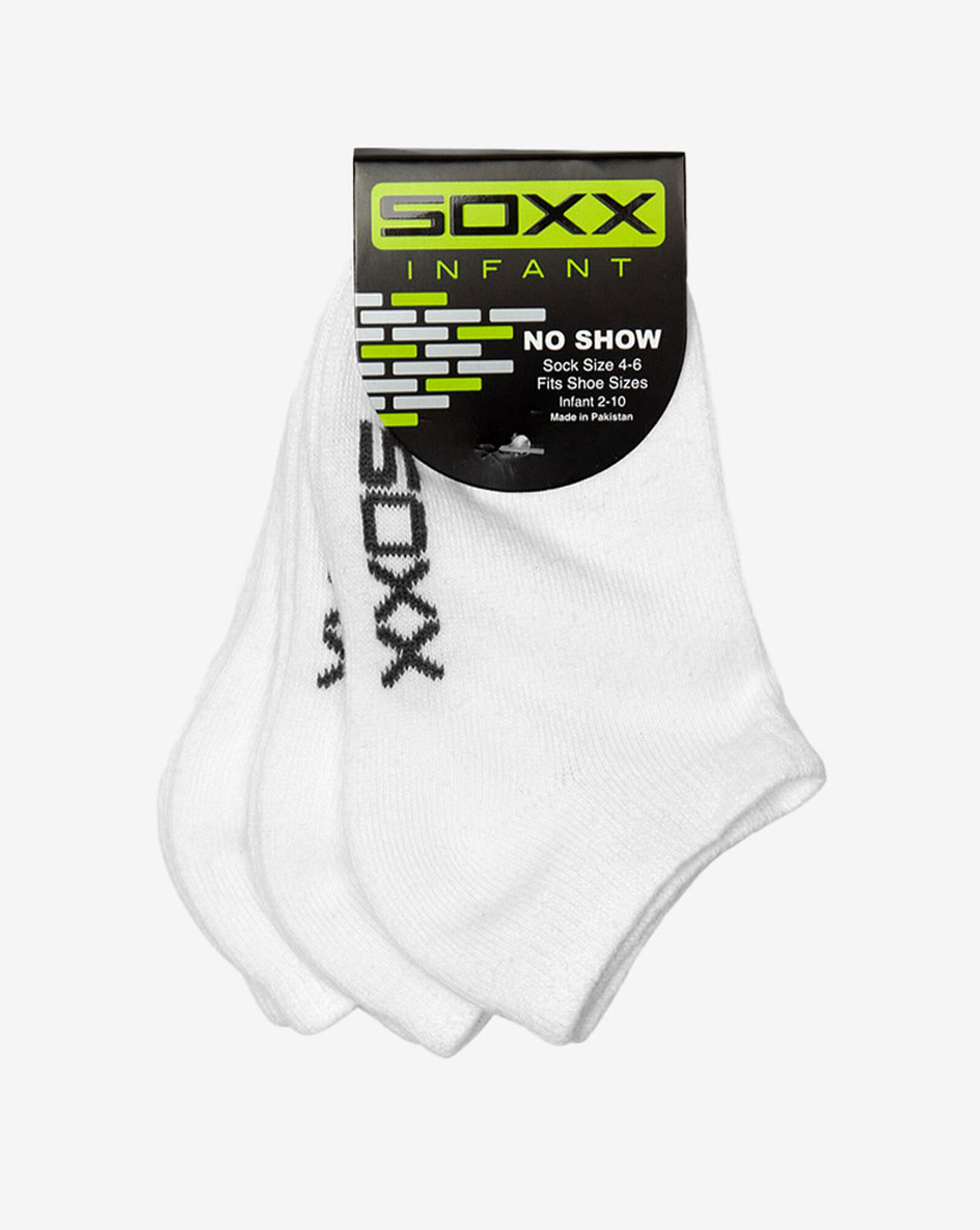 Infant No Show Socks White