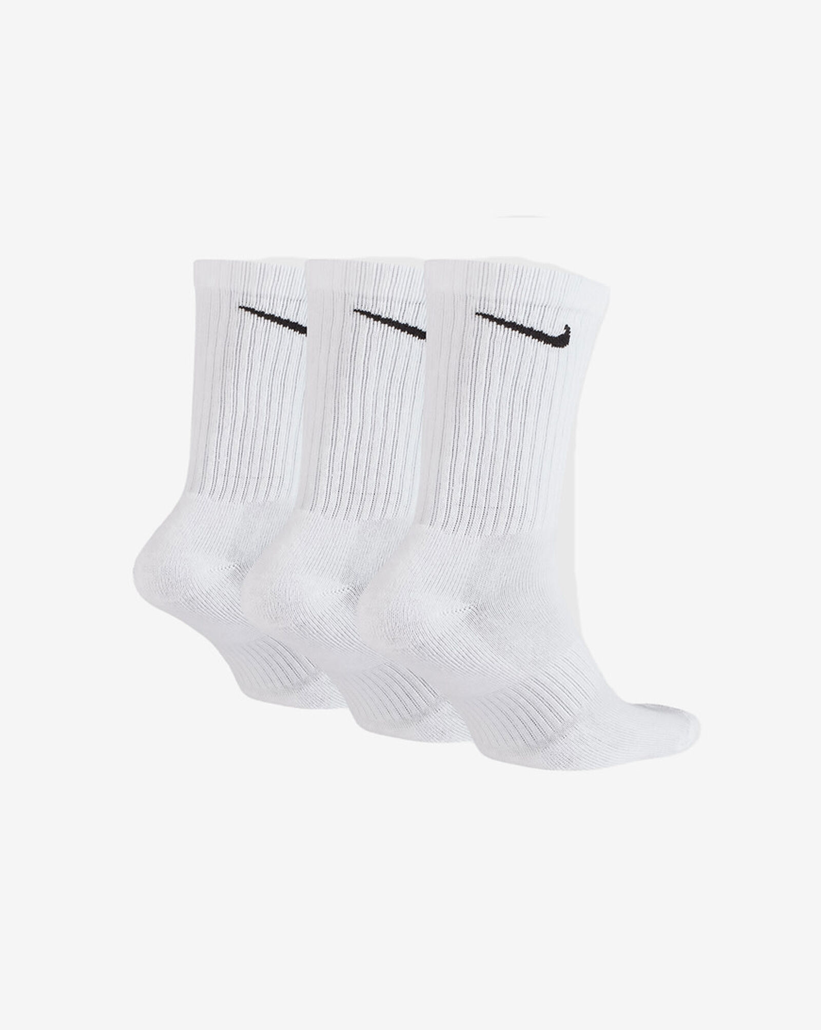 3pk Everyday Crew Cushion Socks White