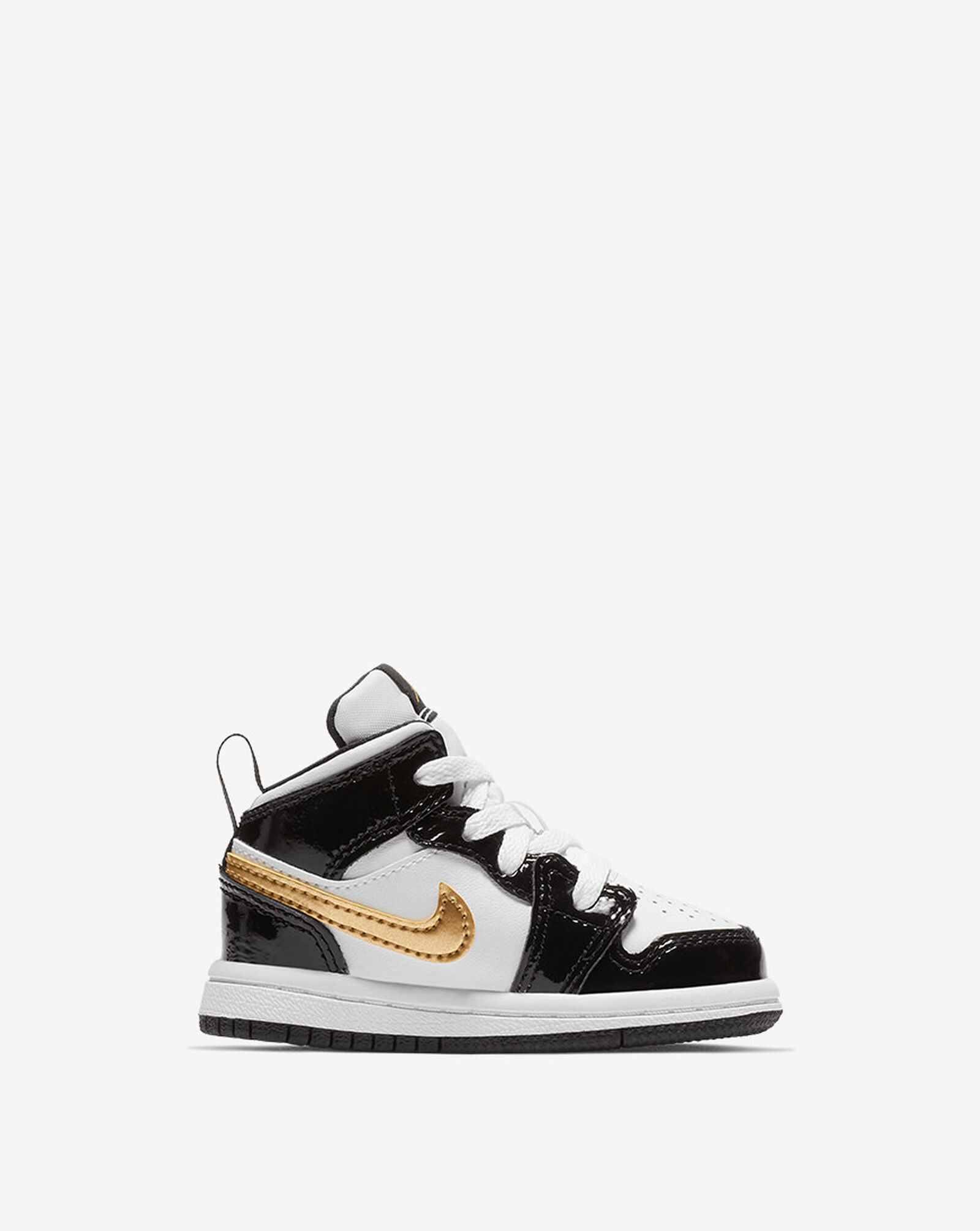 Toddler Air Jordan 1 Mid Se Black | White | Metallic Gold