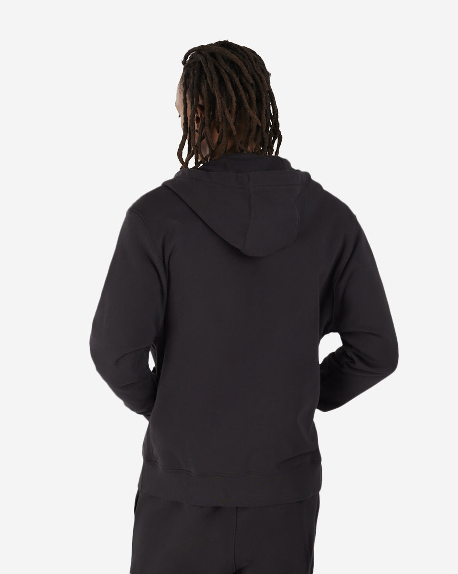 NSW Club Fleece Full-Zip Hoodie Black | White