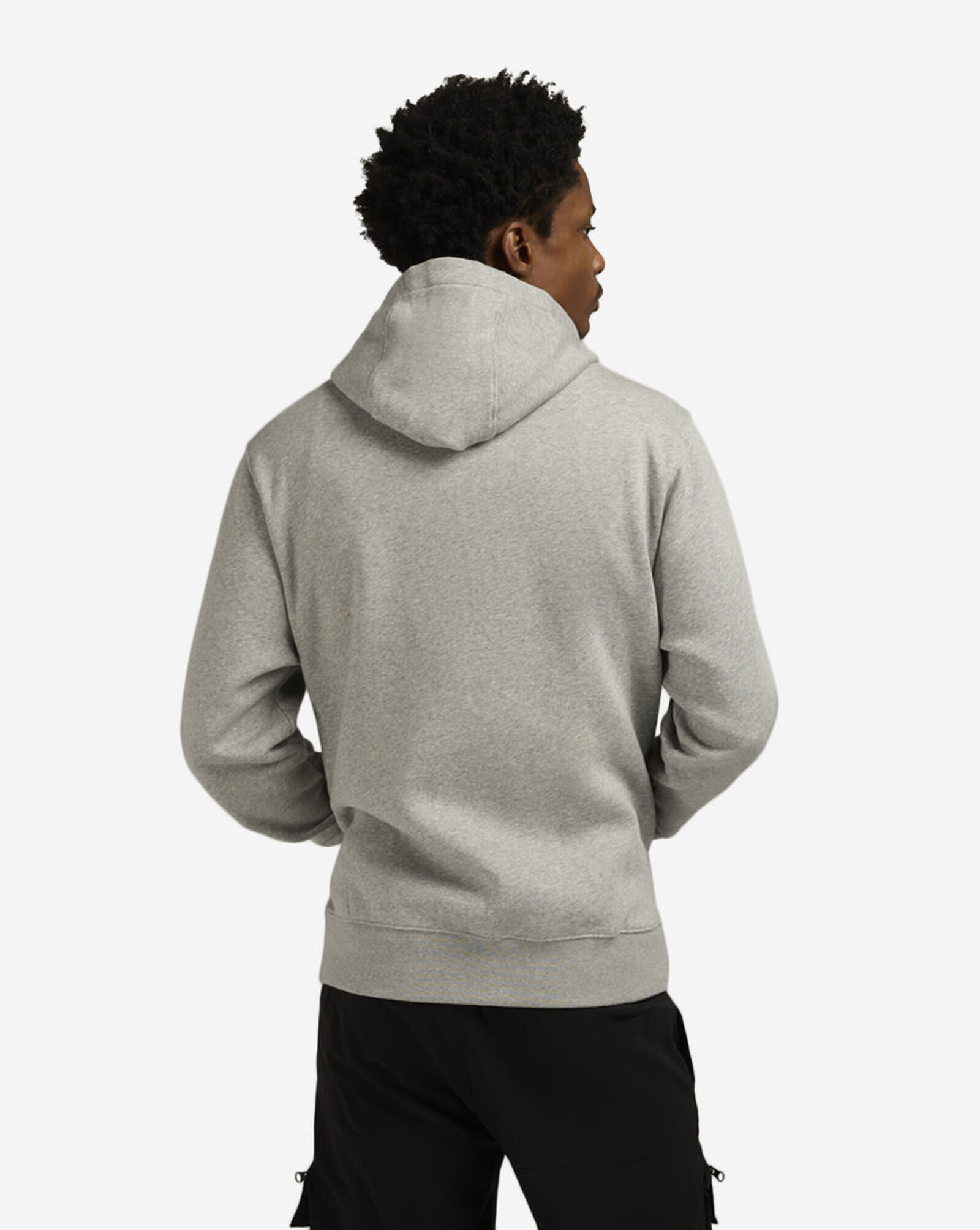 NSW Club Fleece Full-Zip Hoodie Dark Gray Heather | White