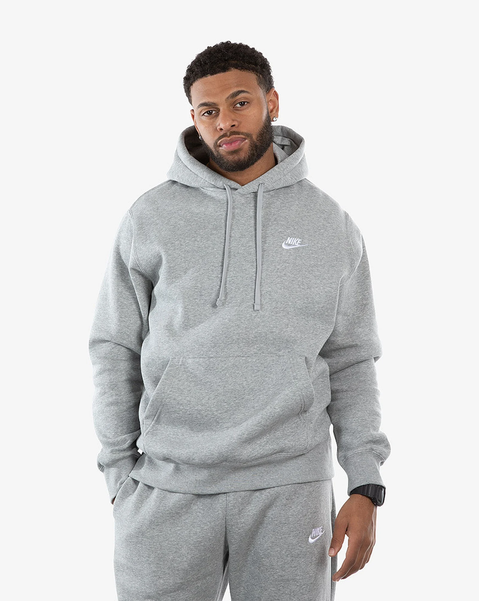 NSW Club Fleece Pullover Hoodie Grey