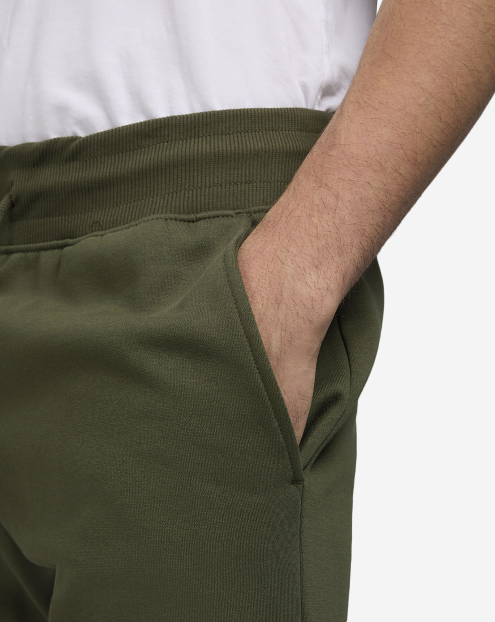 Basic Stacked Fleece Pant Olive 3 Basic Stacked Fleece Pant Olive