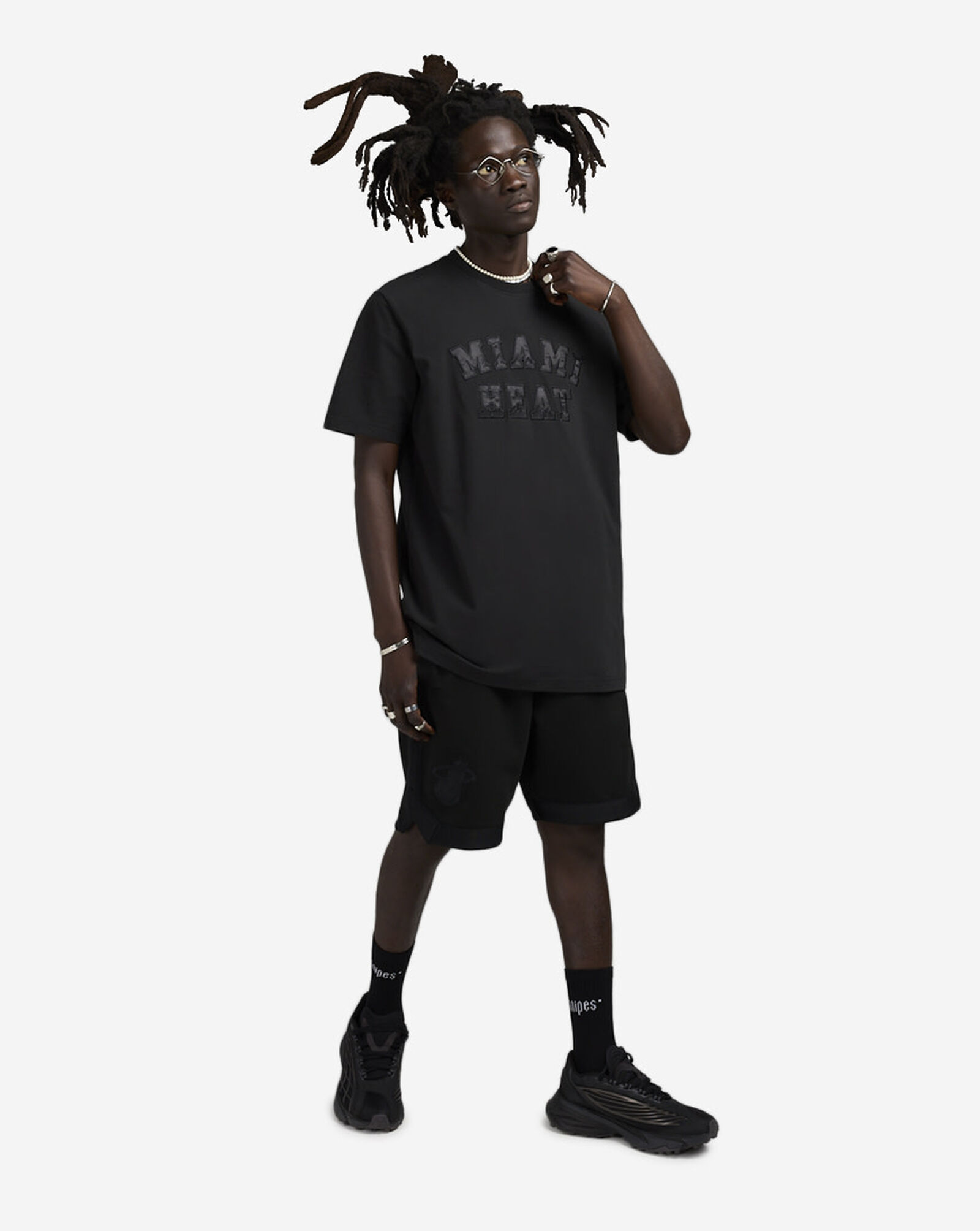 Miami Heat Shorts Black