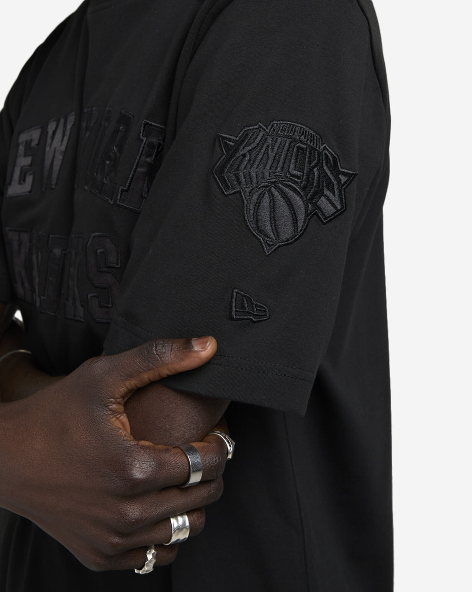 New York Knicks Tee Black 3 New York Knicks Tee Black