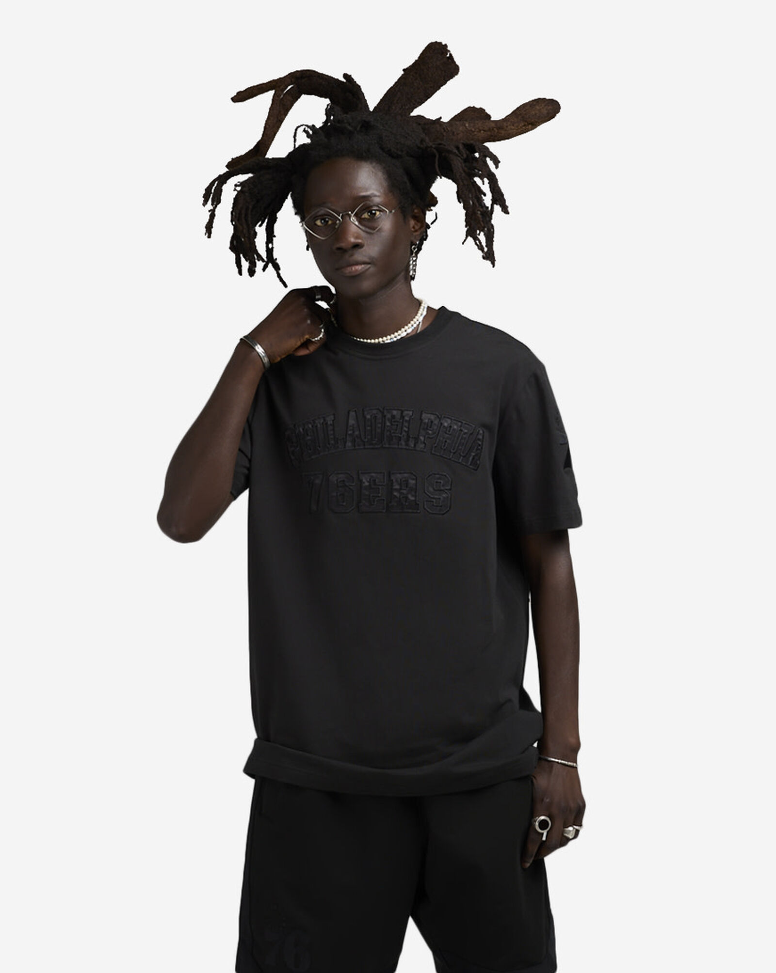 Philadelphia Sixers Tee Black