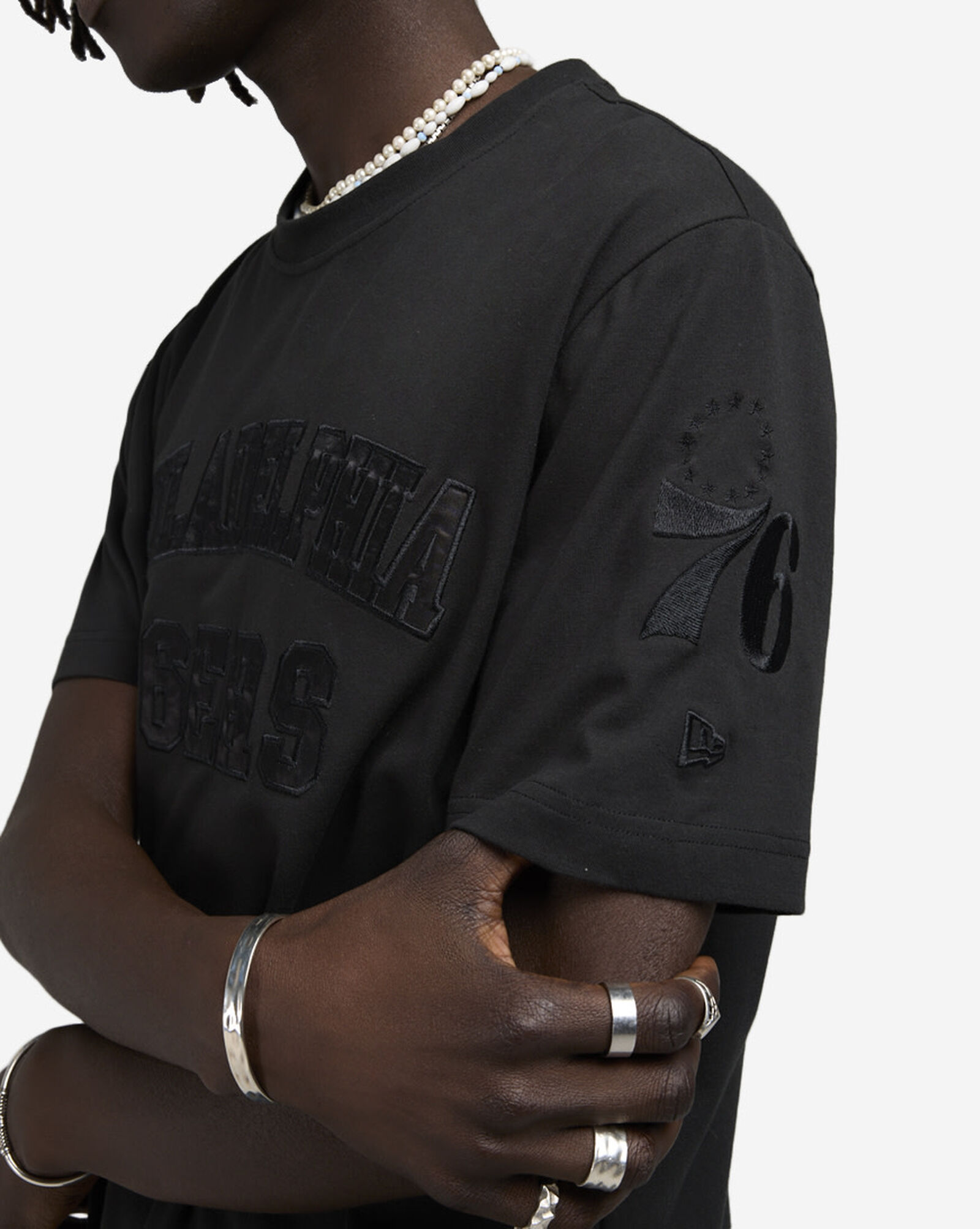 Philadelphia Sixers Tee Black 3 Philadelphia Sixers Tee Black