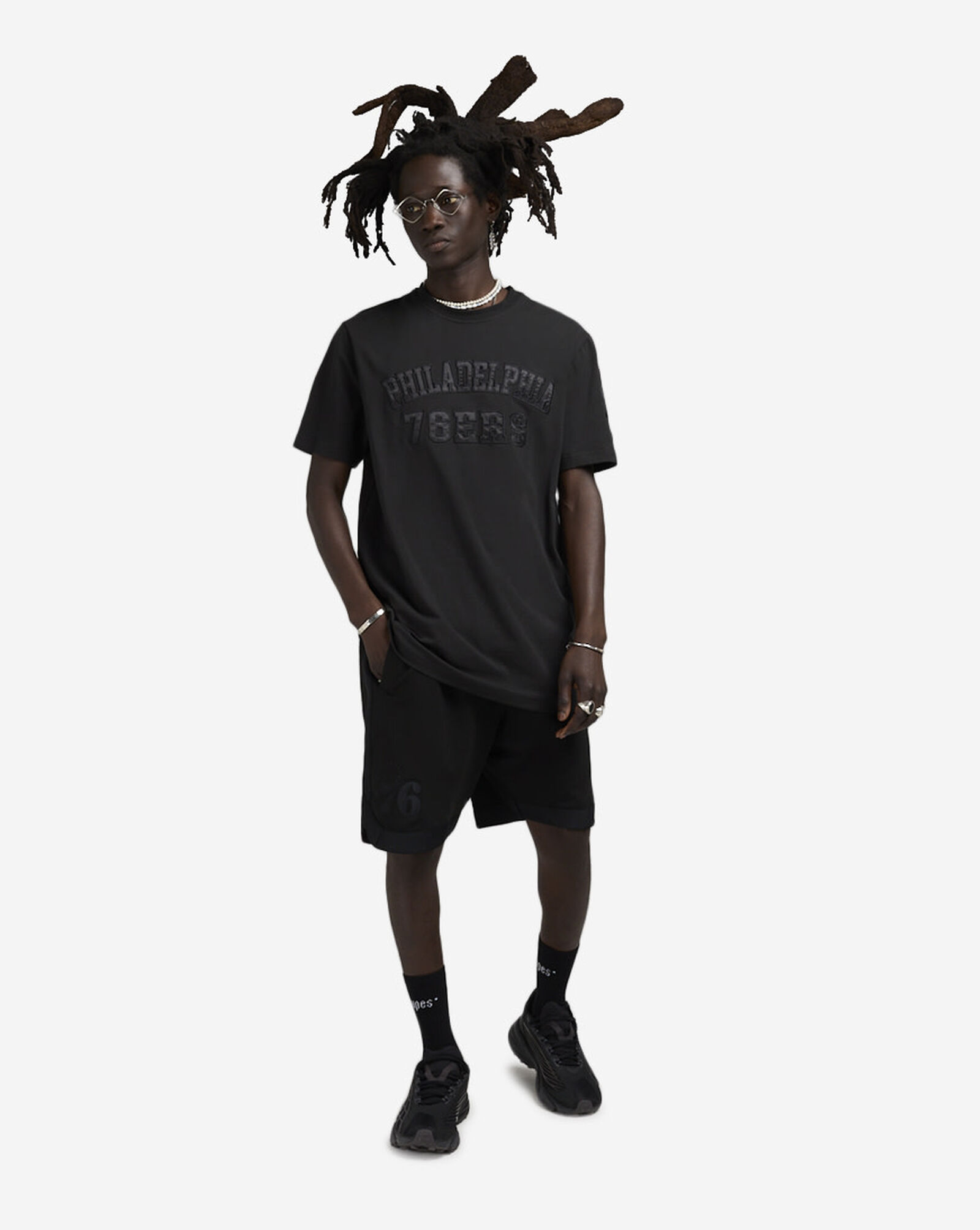 Philadelphia Sixers Tee Black 4 Philadelphia Sixers Tee Black