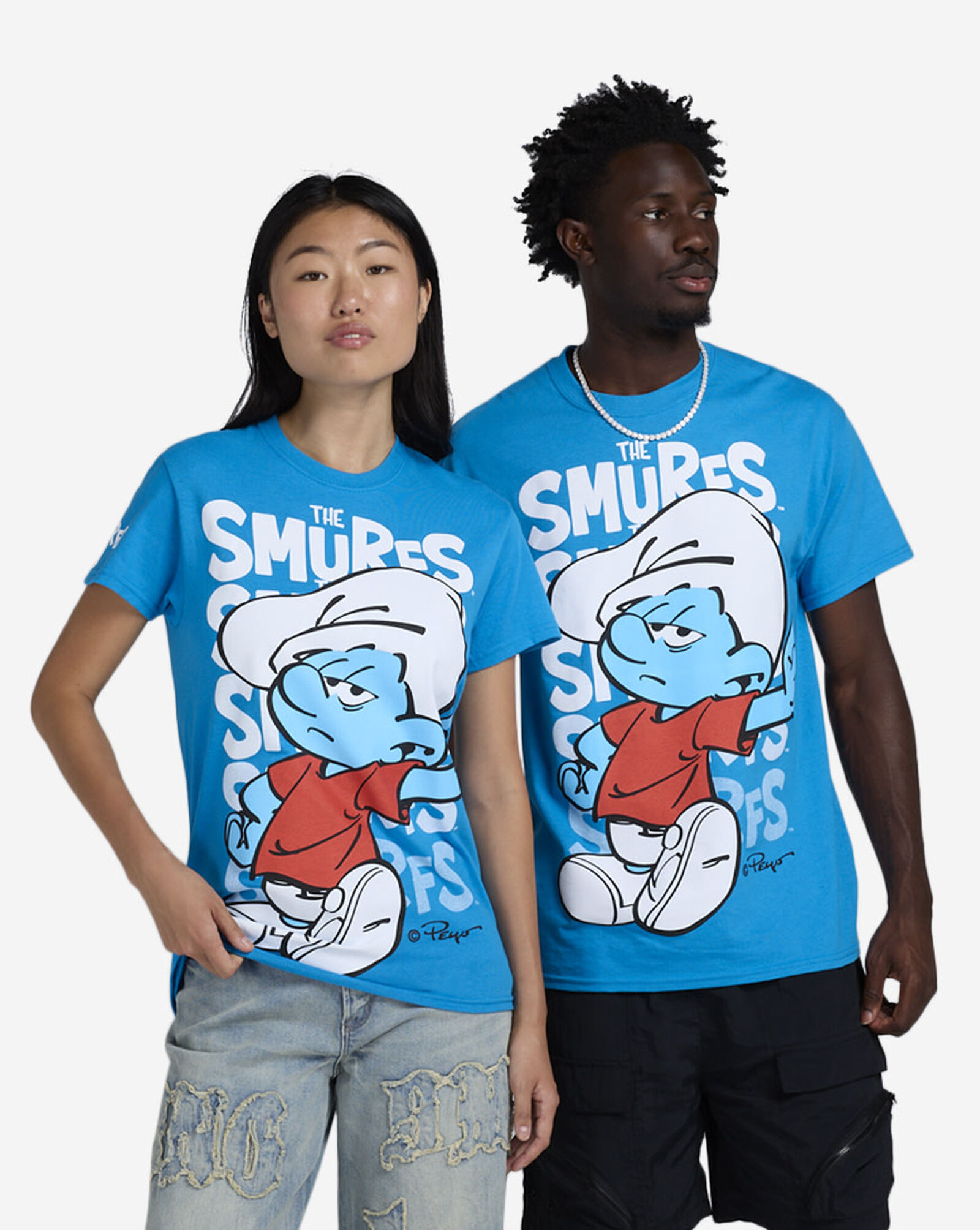 Big Smurf Tee Smurf Blue